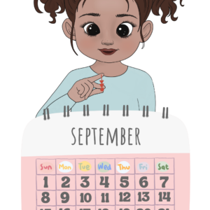 Bakgrunnsbilde til mobil: kalender for september